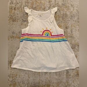 Tucker + Tate White Top with Yellow Sun Design